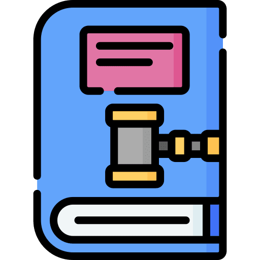 Guideline guideline gavel book icon