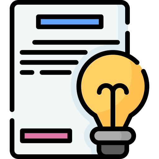 Patent idea files and folders files icon