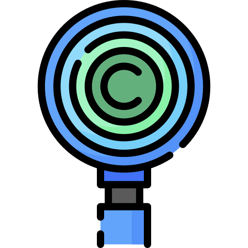 Record miscellaneous magnifying glass search icon