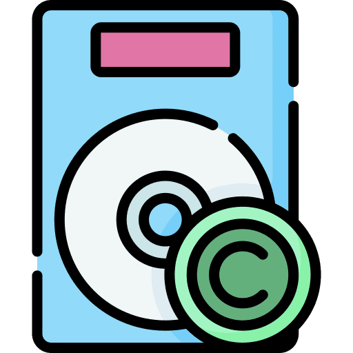 Software cogwheels seo copyright icon