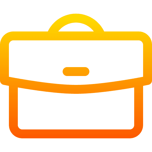 Briefcase business pack businessman work icon