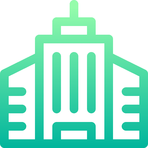 Office buildings architecture and city skycraper icon