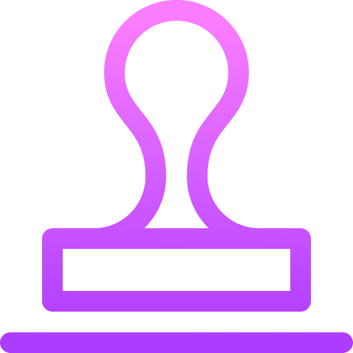 Stamp stamp business rubber stamp icon