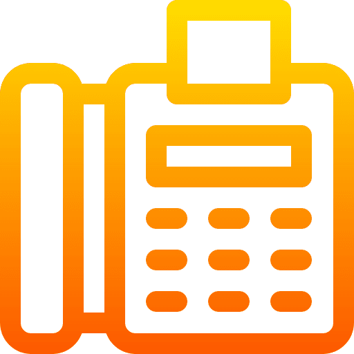 Fax messages communications electronics icon