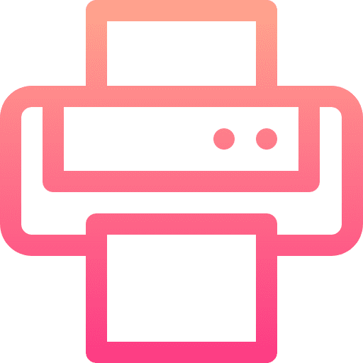 Printer ink print cards paper icon