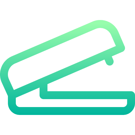 Stapler education stapler office material icon