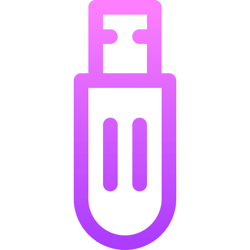 Usb computing flashdrive technology icon