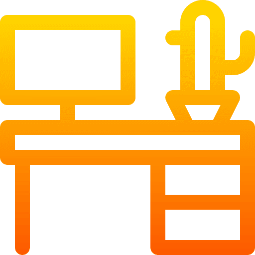 Workplace lamp desk workplace icon