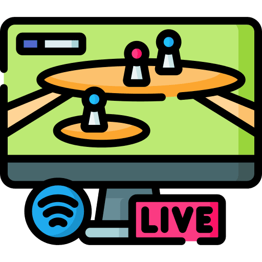 Baseball online screen live streaming icon