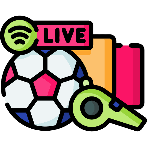 Football football live streaming entertainment icon