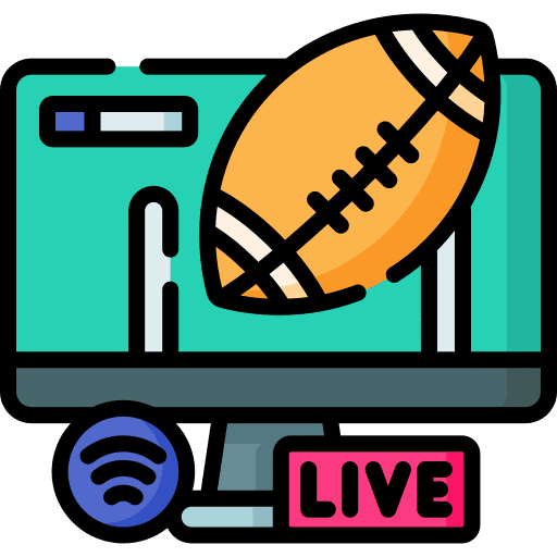 American football live sports entertainment american football icon