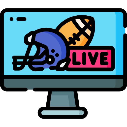 American football monitor american football live streaming icon