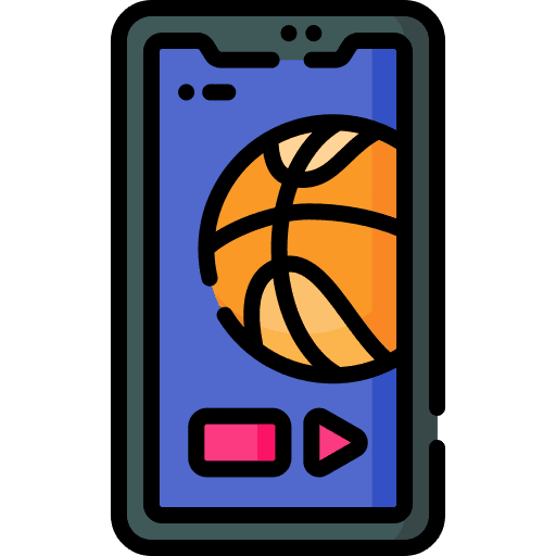 Basketball basketball mobile phone entertainment icon