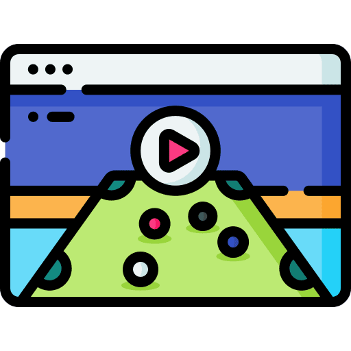 Billiard online live streaming sports and competition icon