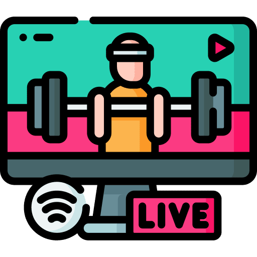 Training training broadcast sports and competition icon