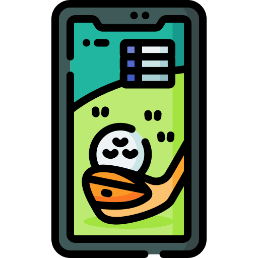 Golf golf online entertainment icon