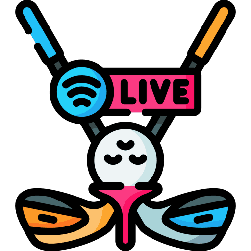 Golf sports and competition live sports online icon