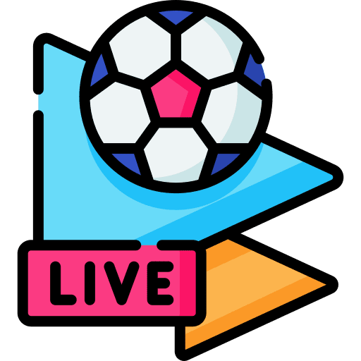 Live streaming online broadcast live sports icon