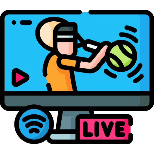 Tennis screen sports and competition computer icon