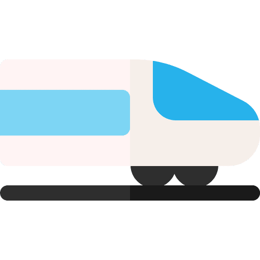 High speed train metro high speed train public transport icon