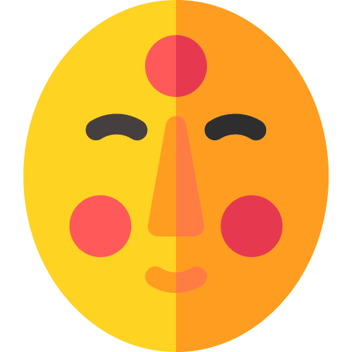 Mask theater celebration art icon