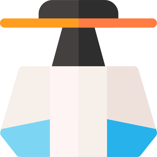 Cable car transportation cable car automobile icon