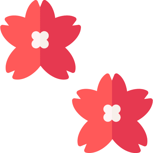 Sakura cherry blossom garden flower icon