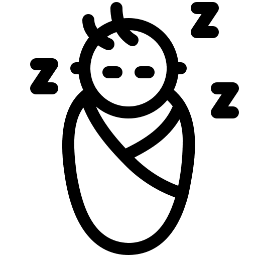 Baby kid and baby game boy advance sleep icon