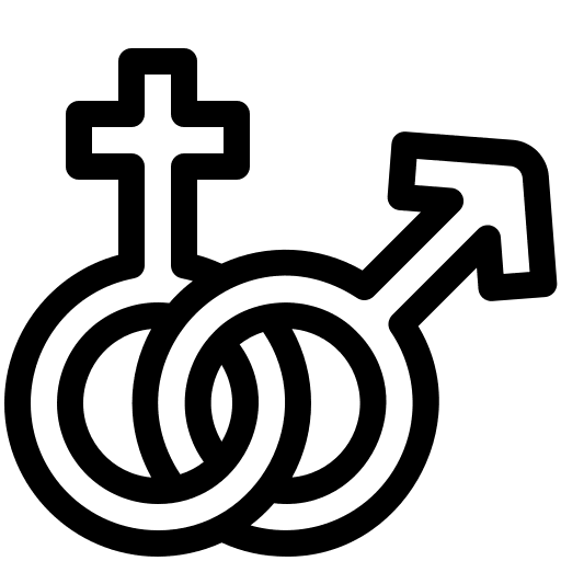 Gender symbol gender shapes and symbols male icon