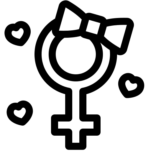 Female symbol sex symbol gender symbol woman icon