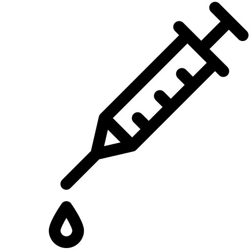 Injection vaccine doctor healthcare and medical icon