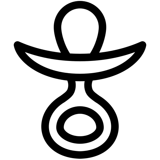 Pacifier children baby pacifier icon