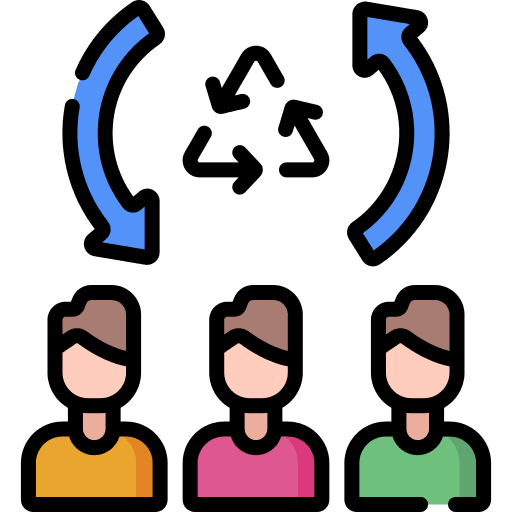 Community nature sustainable ecology and environment icon