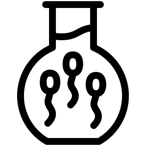 Sperm science sample pregnancy icon