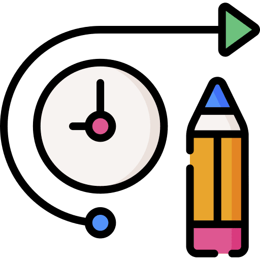 Design for future ecology and environment long pencil icon