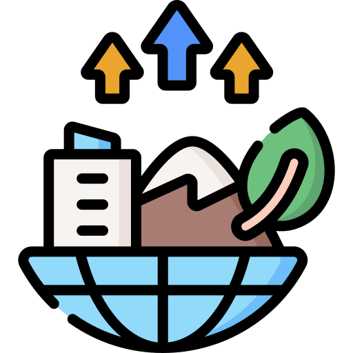 Environment ecology and environment improvement nature icon