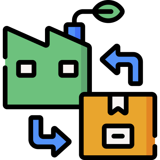 Remanufacturing ecology and environment circular economy remanufacturing icon