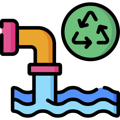 Zero waste drop raindrop renewable icon