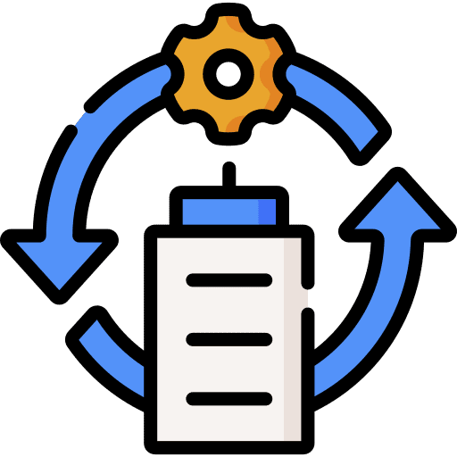 Invest management infrastructure gear icon