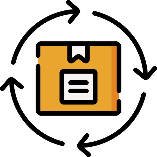 Product life box zero waste ecology and environment icon