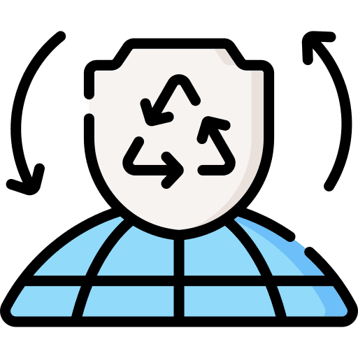 Safety ecology security sustainability icon