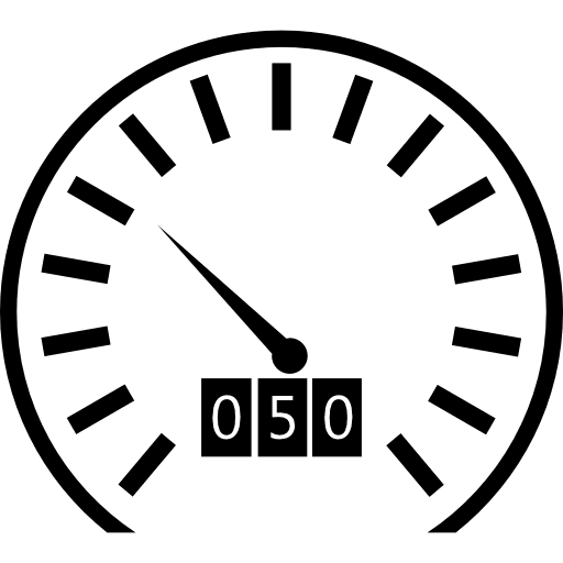 Odometer for kilometers and speed control odometer odometers tools and utensils icon