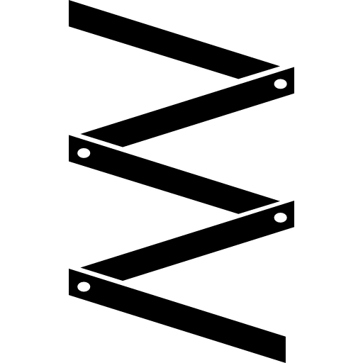 Folding rule measure tools and utensils rules icon
