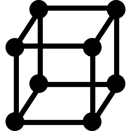 Cube molecule cubes molecule shape icon