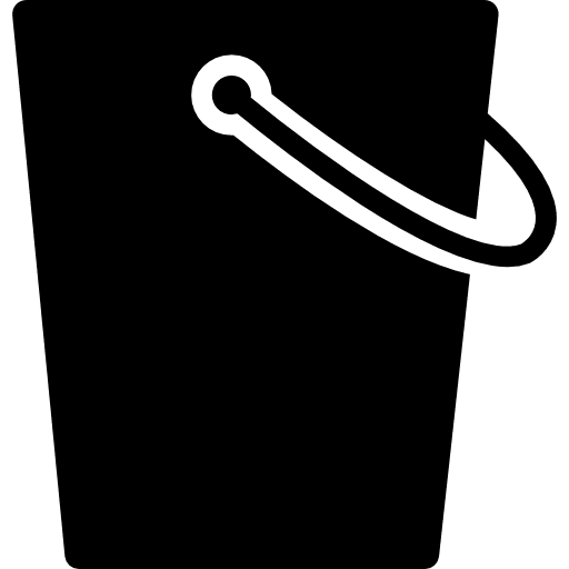 Bucket transport container drum icon