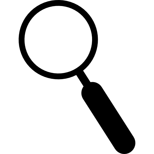 Magnifying glass optic magnifying glass search icon
