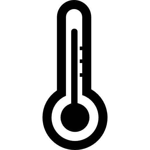 Thermometer laboratory equipment fever fahrenheit icon