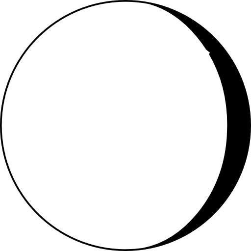Moon phase symbol weather moon icon