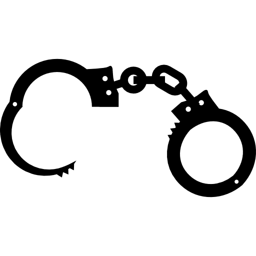 Handcuffs criminal tool tools icon