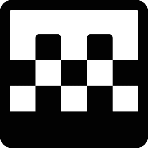 Grid square geometric chess squares icon